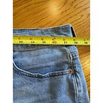 Madewell  Shorts Womens Size 32 Blue Raw Hem Button‎ Fly Denim Med Wash Stretch Photo 6