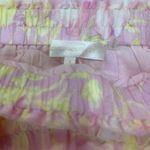 Love Shack Fancy abrielle tiered mini mini skirt pink and yellow Photo 2