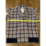 Veronica Beard  Enzo Dickey Oversized Plaid heavy knit tweed Vest Sz Large Photo 5