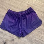 Women's Metallic Shorts Shiny Elastic Waist Sparkly Yoga Hot Booty Dance Small Purple Photo 8