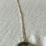 Origami Owl : Silver Tone Pendant Necklace- Green & Blue Charms Photo 12