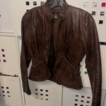 Arden B   brown genuine leather jacket Photo 0