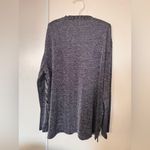 PAVI ITALY Chic Gray Patterned Long Sleeve Top Size XL Photo 3