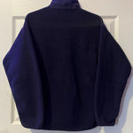 Patagonia VTG Synchilla Fleece Jacket Men's Small Navy Blue Made in USA Vintage Photo 1