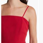 Sam Edelman Feather hem sheath Red Wine Dress NWT $158 Valentines Woman size 8 Photo 7