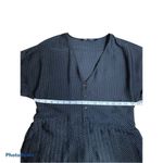 ZARA  black polka dot satin pleated dress XS Photo 2