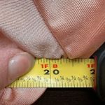 Clothes Mentor No Tag Peach Satin Sheer Wrap Look NWT. Sz XL Pleated In Front. Photo 11