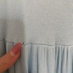 See You Monday  Light Blue Butterfly Sleeve Dress Size Small Photo 7