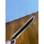 Mark & Graham Zip Around Pouch Cream Leather Clutch Bag Card Organizer Travel Photo 1