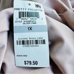 JM Collection  Plus Size Toggle Jacket Silver Pink Photo 14