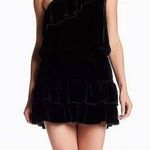 Joie -  Velvet One-Shoulder Ruffled Dress $328 Photo 0