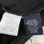 Madewell Lunar Wash “Frisco” Black Denim Raw Hem Mini Skirt Size 32 Photo 11