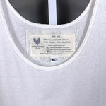 Farmhouse Frocks Tank Dress Size XL Wns White Lace Ruffle Hem Ribbed Scoop Photo 3