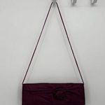 Apt. 9  Purple Satin Rosette Clutch Crossbody Evening Bag Purse Y2k Photo 0