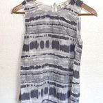 Everly by Francescas Gray And White Zip Up Tank Photo 0