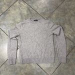 Uniqlo Women's Cashmere Sweater Crew Neck Pullover Sz XS Gray Classic Elegant Photo 1