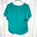 Lush Clothing Lush Blouse Women Size S Deep V Short Sleeve High Low Casual Business Casual Photo 4