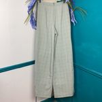 WAYF  high waisted wide leg glen plaid pants Photo 9