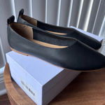 Quince  Italian Leather Black Glove Ballet Flats Photo 0