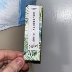 Celebrity Pink  Tie-Dye Bralette Bikini Top Blue & White Retro Medium M Photo 4