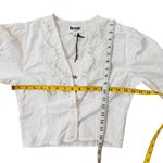 Rouje 100% cotton White Blouse NEW Size 4 Photo 6