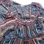 Parker Silk Palermo Dress Printed Off Shoulder Cocktail Mini Dress Photo 13