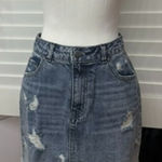 Gianni Bini Denim Skirt Photo 0