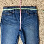 Ralph Lauren Lauren High Rise Flare Jeans Dark Wash Size 10 Whiskering Mid Rise Photo 9
