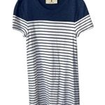 Wanakome Hayden Indigo Blue And White Striped T-Shirt Dress Size S Photo 1