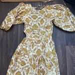 NWT Rhode Maryam Dress Garden Of Dreams Yellow Size XS Photo 2