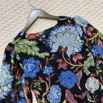 Alice + Olivia Cay Alder Floral Batwing Dolman Sleeves Mini Dress Size S Photo 7