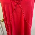 Sloane Rouge Red Braided Detail Tank Top Boho Festival Indie Style Size Medium Photo 5