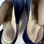 Kenneth Cole #328  Navy Suede Wedge Sandals Photo 6