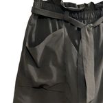 Athleta Women's dark grey/Black Belted paper bag Skyline Skort Size 8T Pockets Photo 2