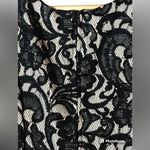 Heart soul  Dress Womens Size XL Black Lace Party Dress Rear Zip Floral Photo 3