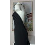 J’adore Black Diamante Halter Maxi Bodycon Dress Strappy Back Size Small Photo 3