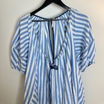Free People Bop Around Stripe Romper in Oxford Combo Size X-Small Photo 5