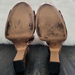 Gianni Bini  Animal Print Ankle Strap Platform Heels Women's Size 8 Photo 5