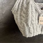 Free People  Sunkeeper Gray Cable Knit‎ Crop Tank Size Small Photo 3