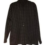 FREE SPIRIT BLACK & GRAY DOUBLE BREASTED CHECKERED COAT SIZE 3X Photo 1
