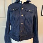 Talbots Blue Stenciled Jean Jacket Photo 0