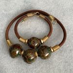 Unique Vintage Necklace & bracelet set 🤎🧡 Photo 3