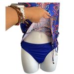 Daniel Cremieux Cremieux Blue Paisley Halter Swimsuit. Size M Photo 1