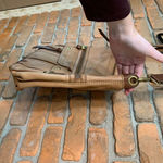 Fossil  Women's‎ Leather Morgan Top Zip Traveler Crossbody Messenger Purse Bag Photo 1