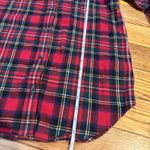 L.L.Bean Red plaid  button up shirt Photo 5