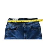 We The Free People Bell Bottom Flare Crvy Jeans Size 28 Dark Wash Raw Hem Photo 5