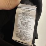 Betsy and Adam NWT  Scuba Crepe Ruffle Slit Bottom Gown Womens Black Size 6P Photo 5