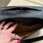 Patricia Nash ‎ Black Leather London Saddle Bag Heritage Crossbody Authentic Photo 8