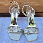 Badgley Mischka Alexa Embellished Block Heel Shoes Photo 3