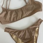 PacSun Gold Glitter Bikini Photo 0